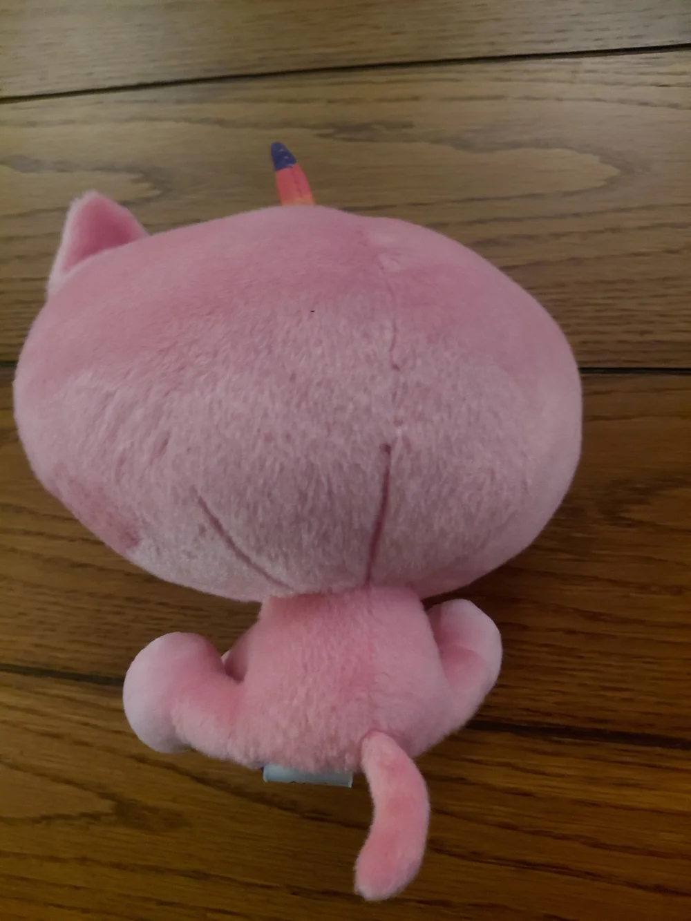 Pink Plush Cat Unicorn Pet Toy - Brand Unknown